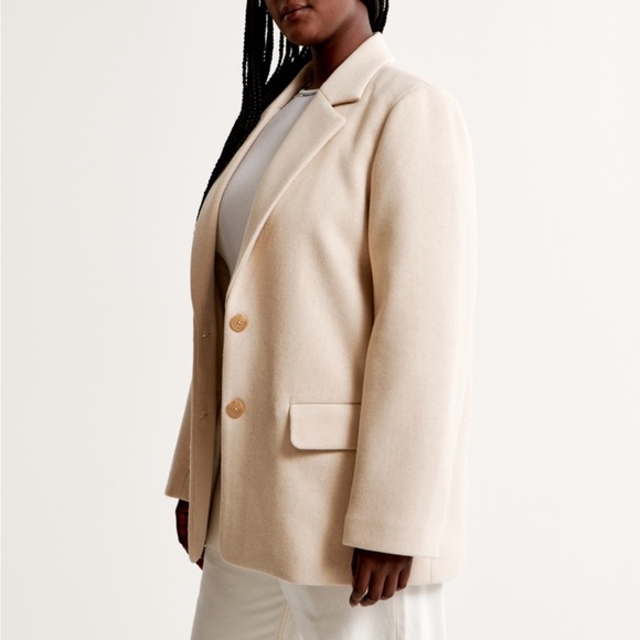 TALL large - cream colored jacket - NWT in bag - a&f - Picture 5 of 6